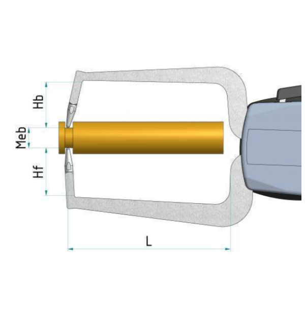 Digital internal caliper gauge IP67 L260 - Image 3