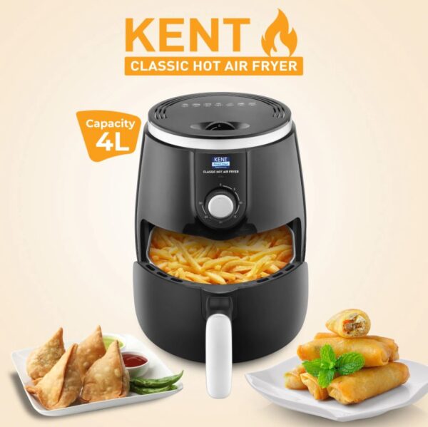 KENT Classic Hot Air Fryer (Black) - Image 2
