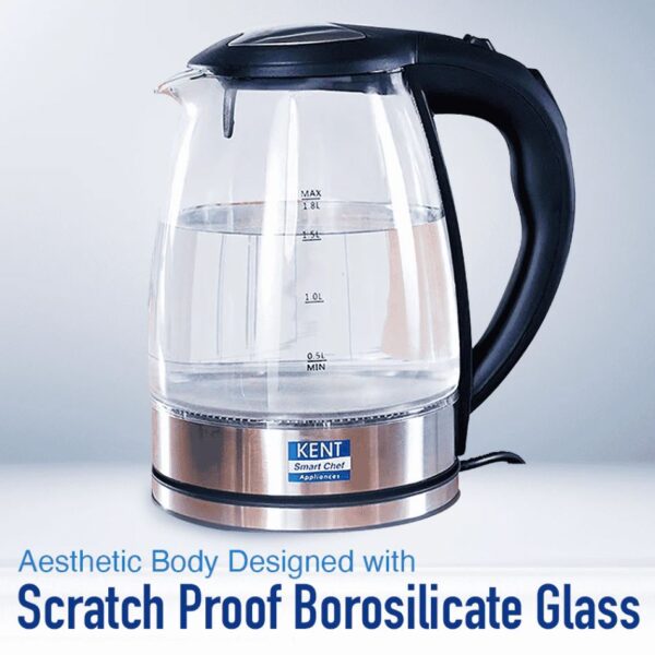 KENT Elegant Electric Glass Kettle - Image 3