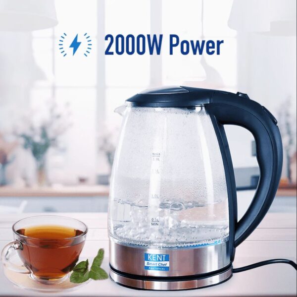 KENT Elegant Electric Glass Kettle - Image 6