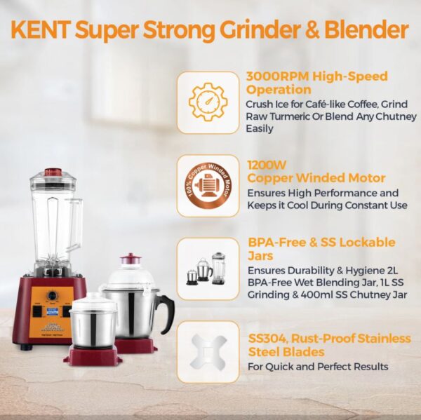 KENT Super Strong Grinder and Blender - Image 4