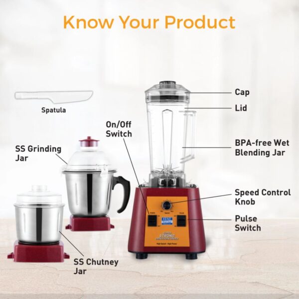 KENT Super Strong Grinder and Blender - Image 5